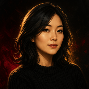 Illustrated portrait of Sophie Lang